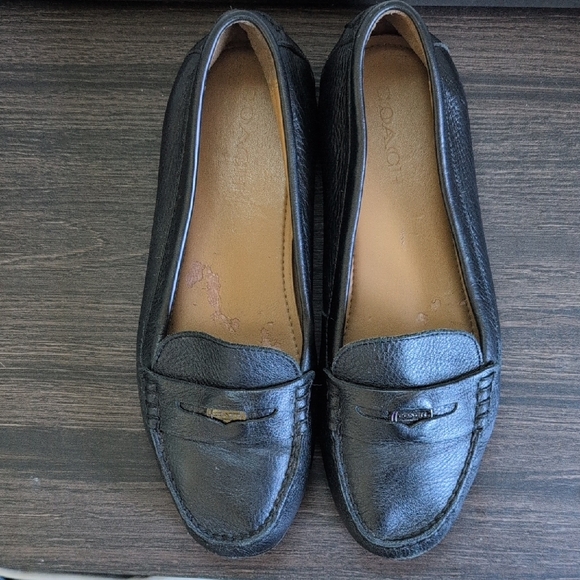 Black Leather Loafers - Picture 2 of 8